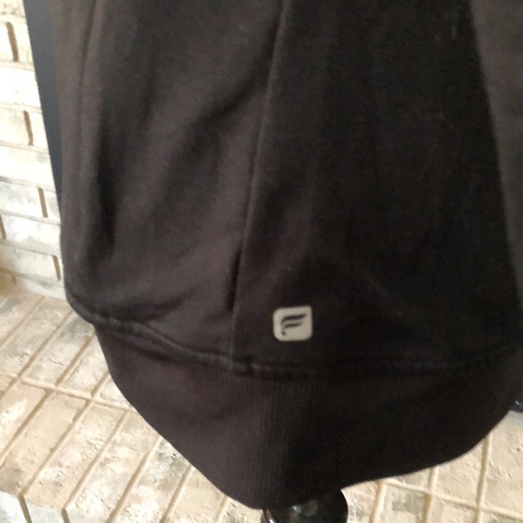 Fabletics Black Front Zip Hooded Thumb Holes Jacket size Small - Picture 7 of 16